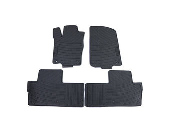 Premium rubberen vloermatten - Mercedes M-Klasse ML W164 05-11 - zwart - 4 stuks