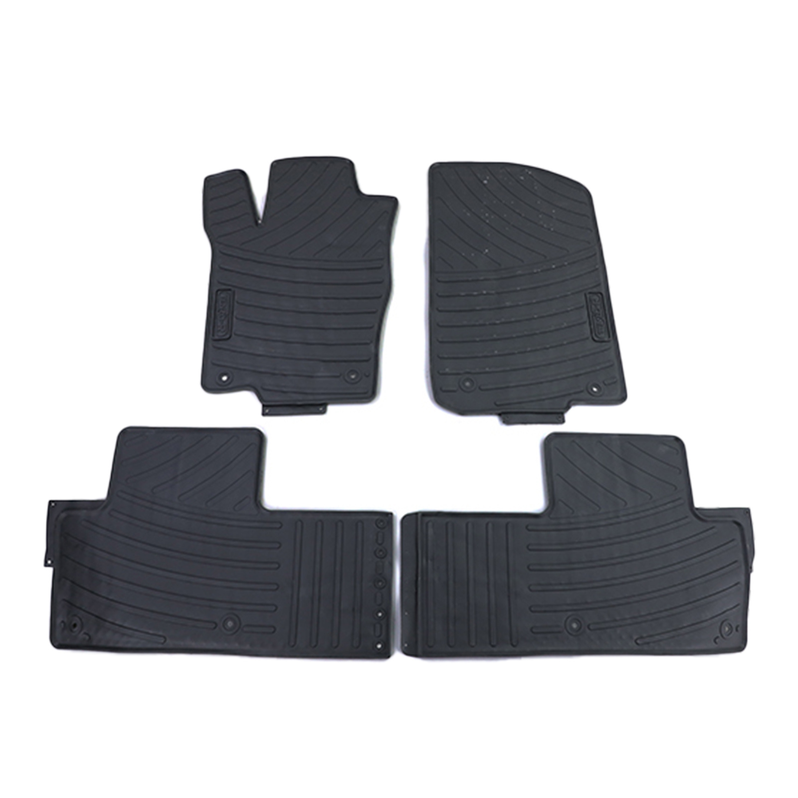 Premium rubberen vloermatten - Mercedes M-Klasse ML W164 05-11 - zwart - 4 stuks