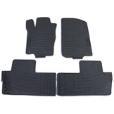 Premium rubberen vloermatten geschikt voor Mercedes M-Klasse ML W164 05-11 - zwart - 4 stuks