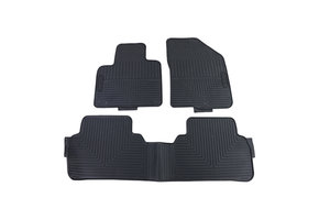 Rubberen vloermatten geschikt voor Kia Sorento 3 - 3 stuks - zwart