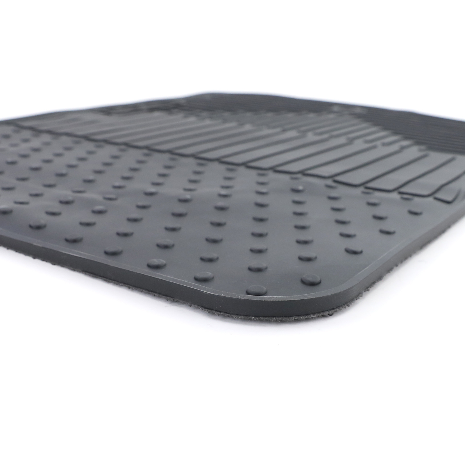 Rubberen vloermatten geschikt voor Kia Sorento 3 - 3 stuks - zwart