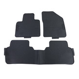 Rubberen vloermatten geschikt voor Kia Sorento 3 - 3 stuks - zwart