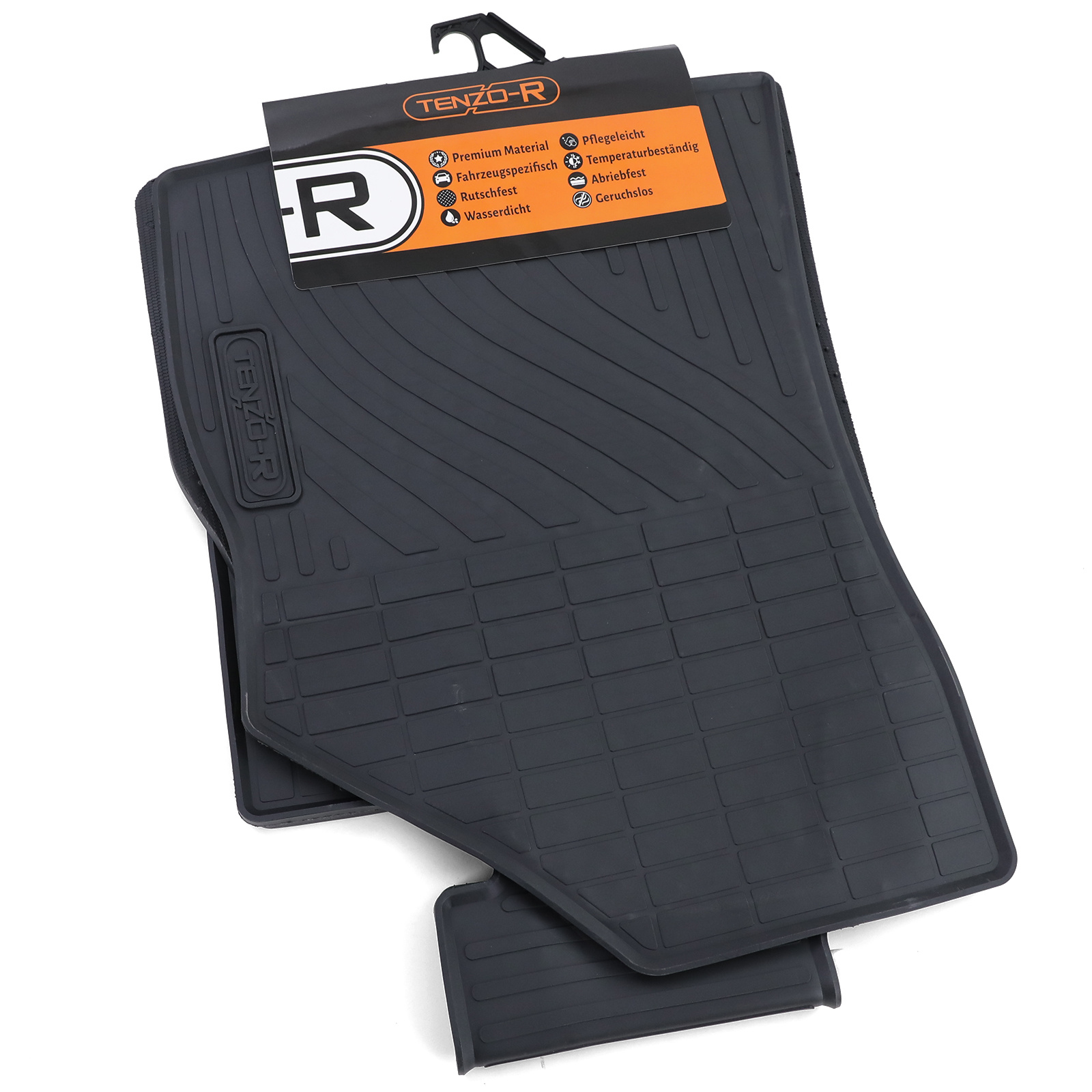 Rubberen vloermatten geschikt voor Peugeot 3008 vanaf 2009 - 3 stuks - Zwart