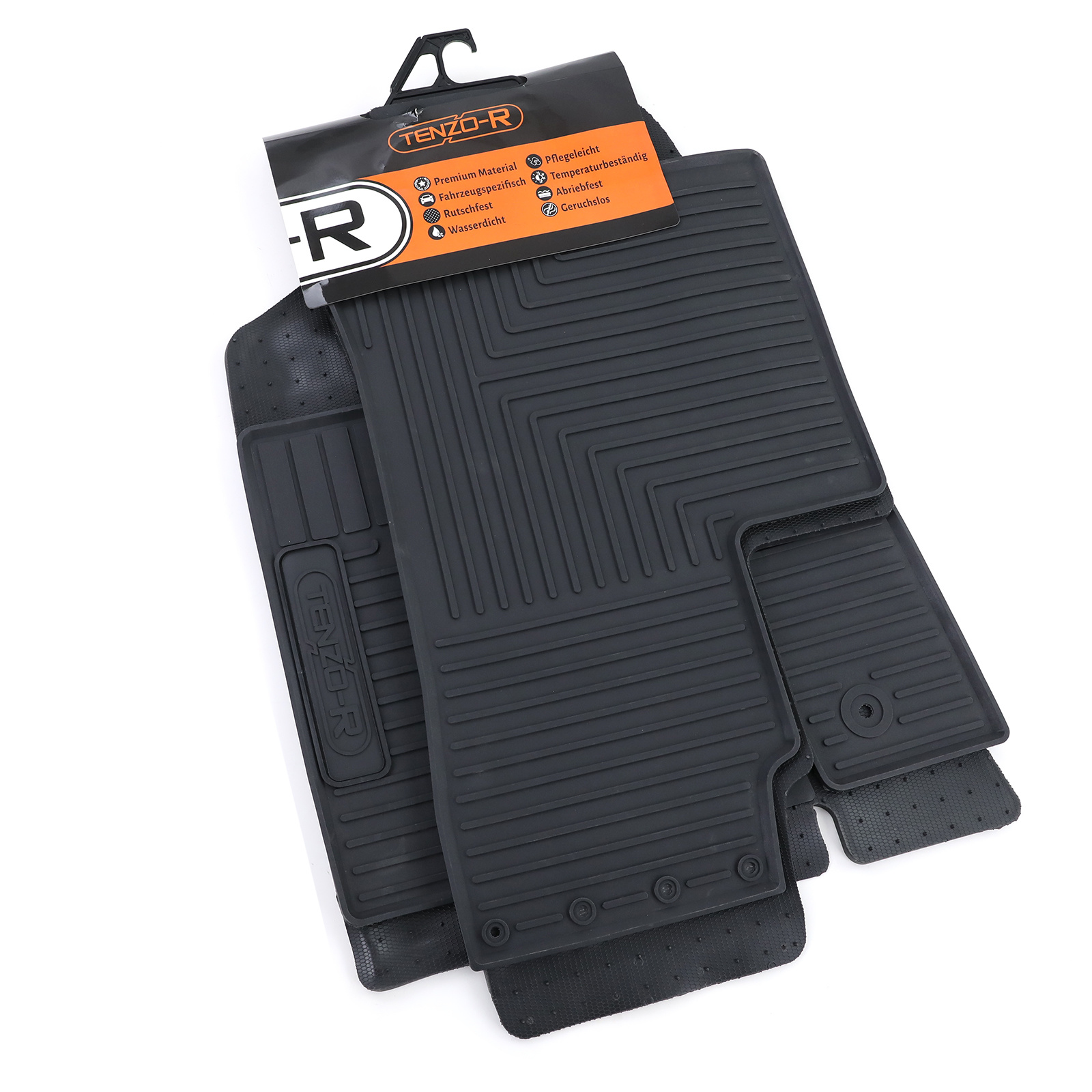 Rubberen vloermatten geschikt voor Hyundai Tucson TL TLE 15+ - Premium kwaliteit - Zwart