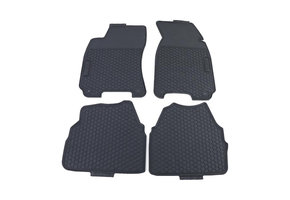 Rubberen vloermatten geschikt voor VW Passat 3C5 B6 05-10 - Premium kwaliteit - Zwart