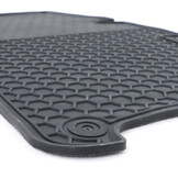 Rubberen vloermatten geschikt voor VW Passat 3C5 B6 05-10 - Premium kwaliteit - Zwart