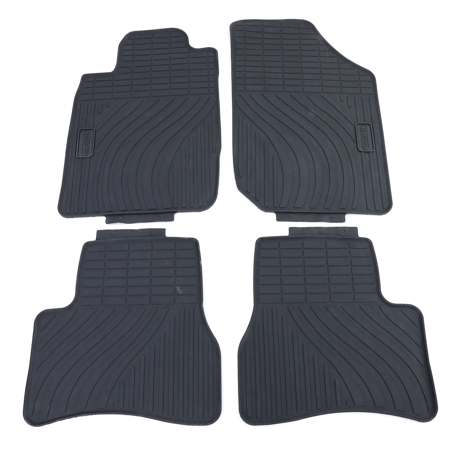 Rubberen vloermatten - Peugeot 207 06-14 - Premium kwaliteit - Zwart