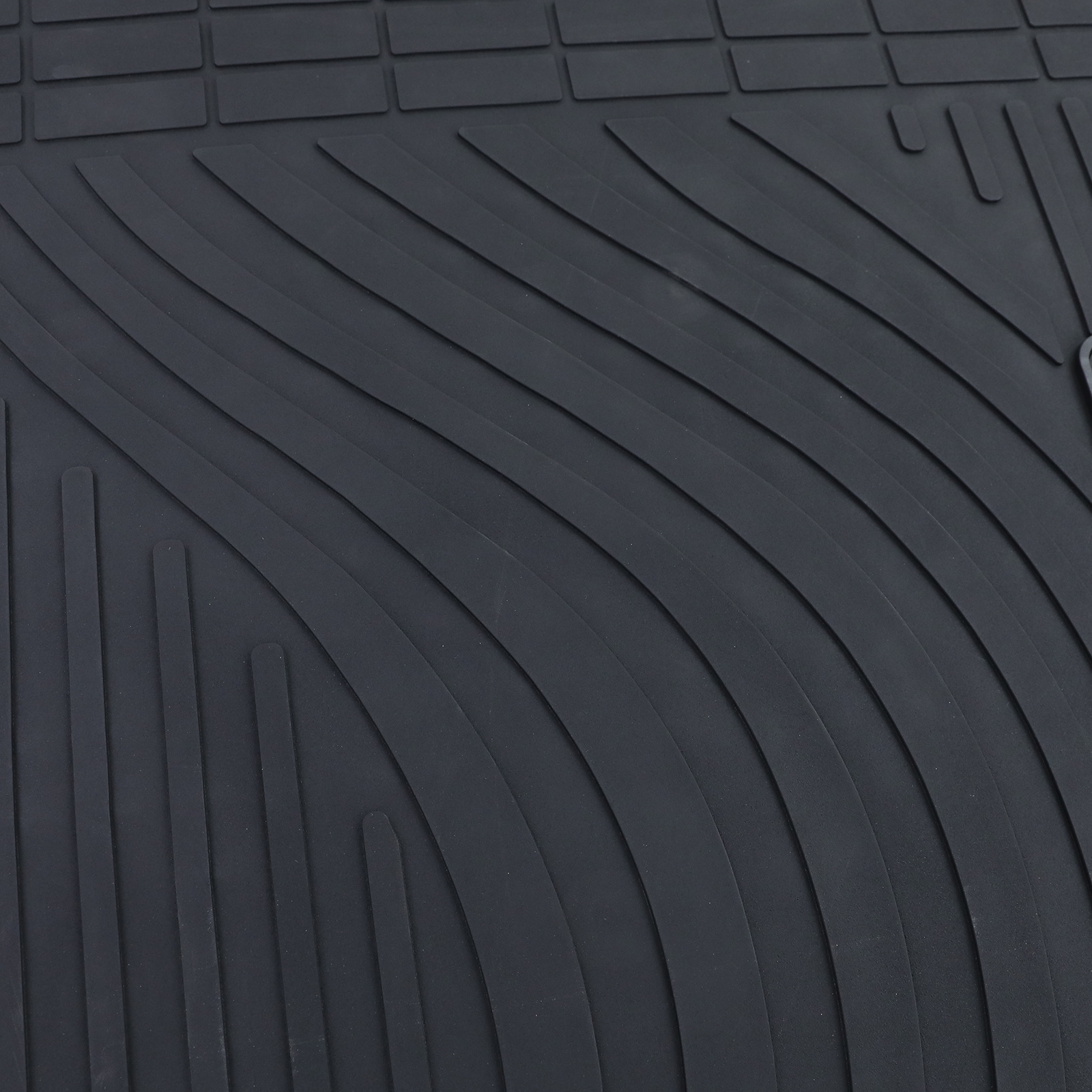 Rubberen vloermatten geschikt voor Peugeot 207 06-14 - Premium kwaliteit - Zwart