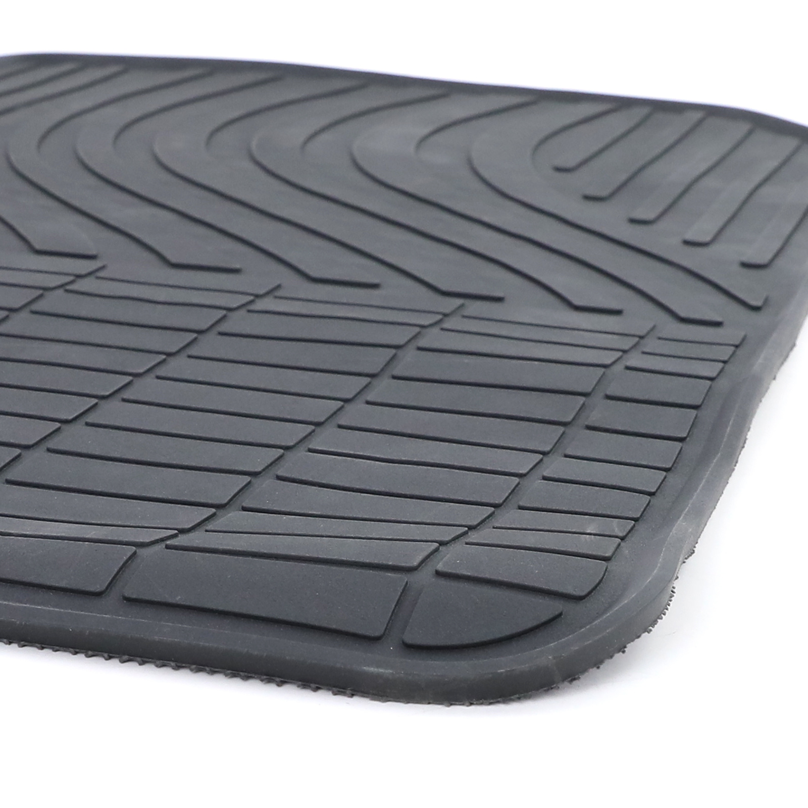 Rubberen vloermatten - Peugeot 207 06-14 - Premium kwaliteit - Zwart