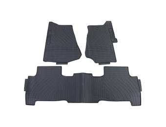 Rubberen vloermattenset - Land Rover Range Rover Sport LM LS 04-13 - Premium kwaliteit - Zwart