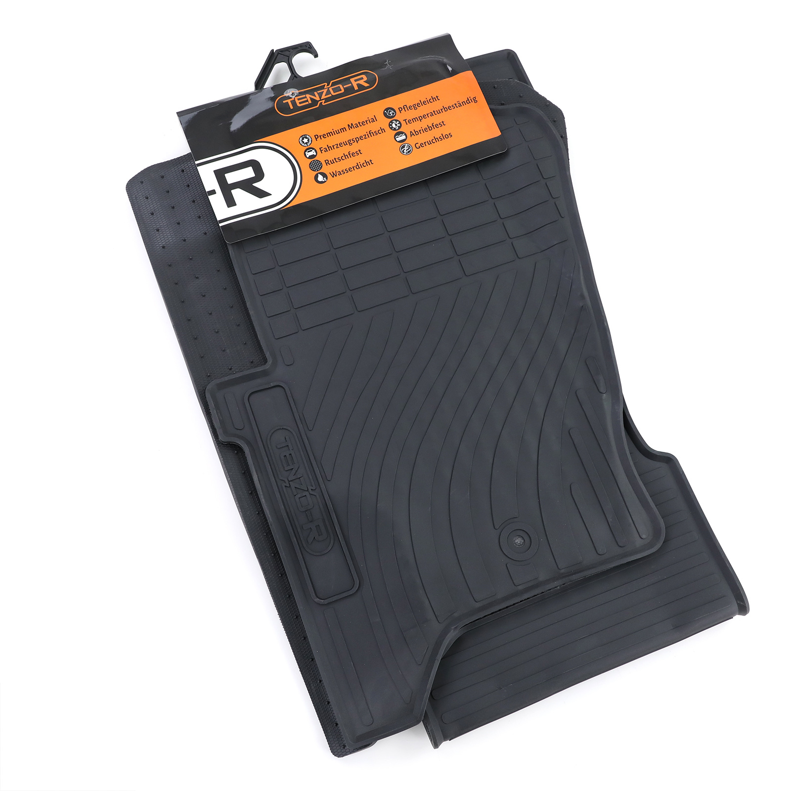 Rubberen vloermattenset - Land Rover Range Rover Sport LM LS 04-13 - Premium kwaliteit - Zwart