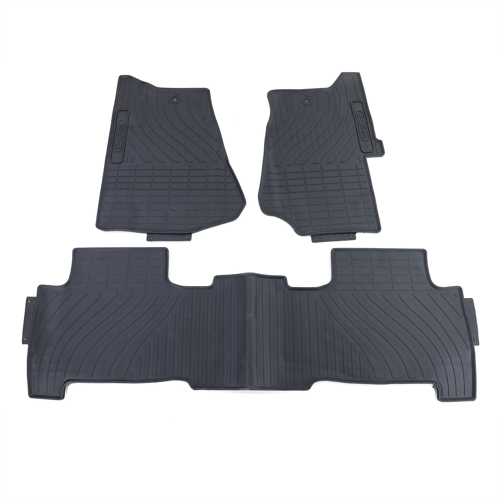 Rubberen vloermattenset - Land Rover Range Rover Sport LM LS 04-13 - Premium kwaliteit - Zwart