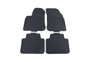 Rubberen vloermatten geschikt voor VW Touareg CR7 - Zwarte Premium Set - 4 stuks