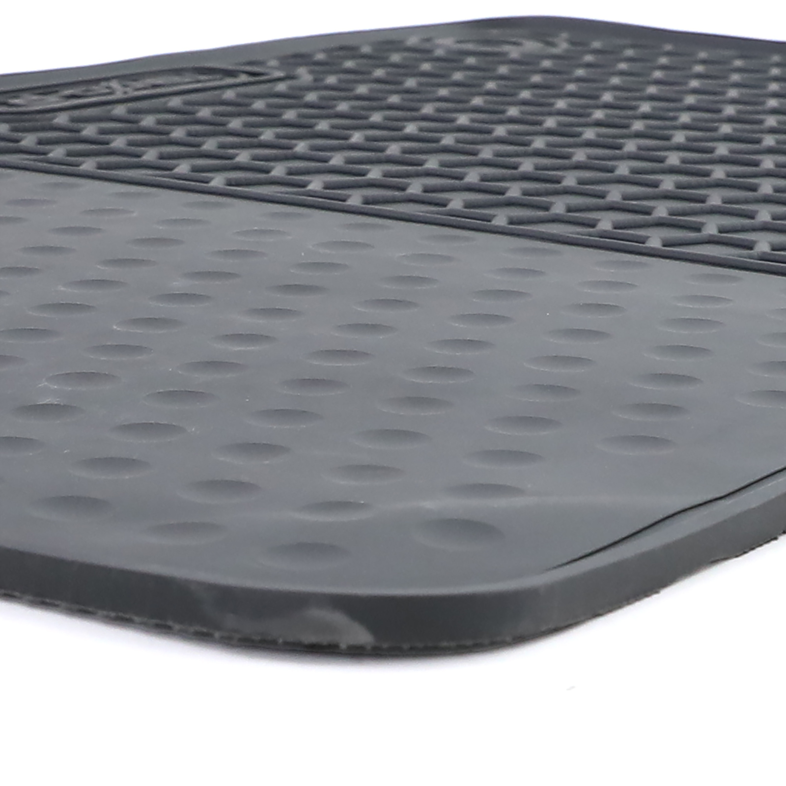 Rubberen vloermatten geschikt voor VW Touareg CR7 - Zwarte Premium Set - 4 stuks