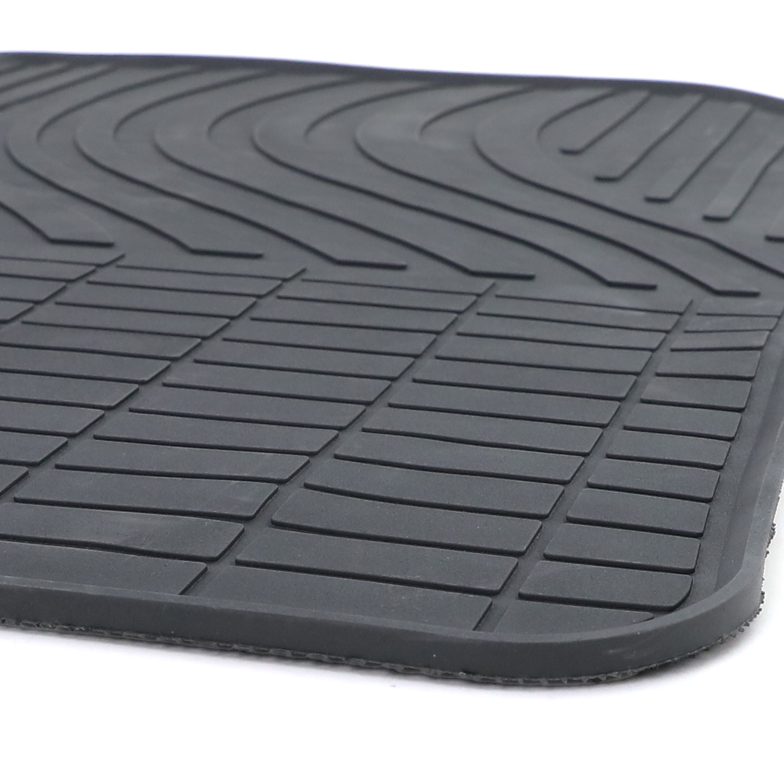 Rubberen vloermatten - geschikt voor Peugeot 206 00-09 - Premium kwaliteit - Zwart