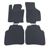 Rubberen vloermatten geschikt voor Skoda Superb 3T4 08-15 - Zwart - 4 stuks