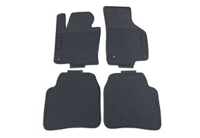 Rubberen vloermatten geschikt voor Skoda Superb 3T4 08-15 - Zwart - 4 stuks