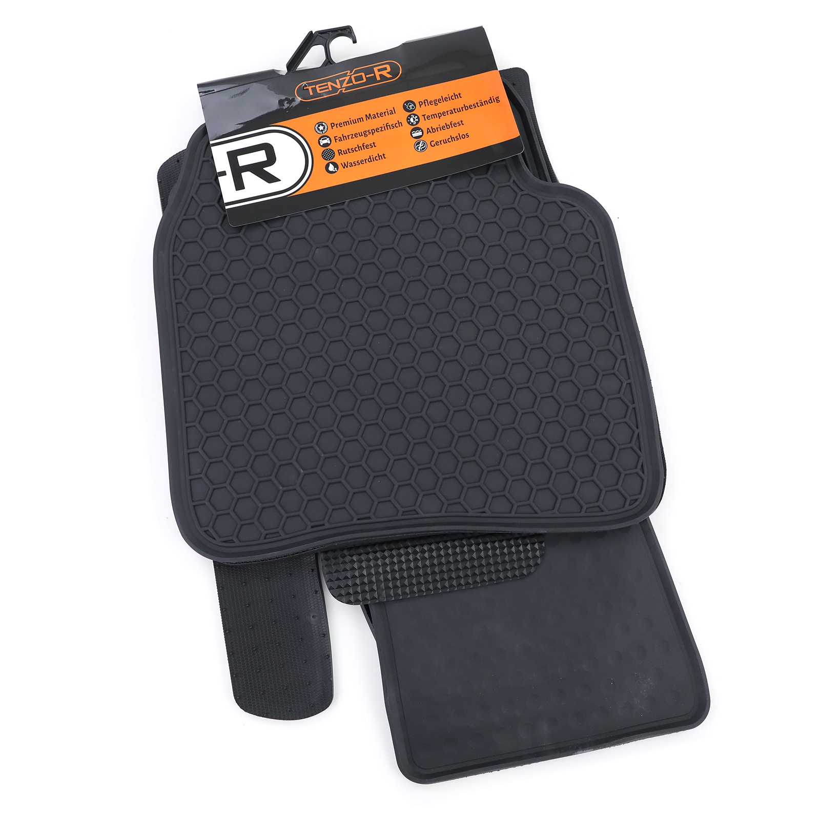 Rubberen vloermatten geschikt voor Skoda Superb 3T4 08-15 - Zwart - 4 stuks