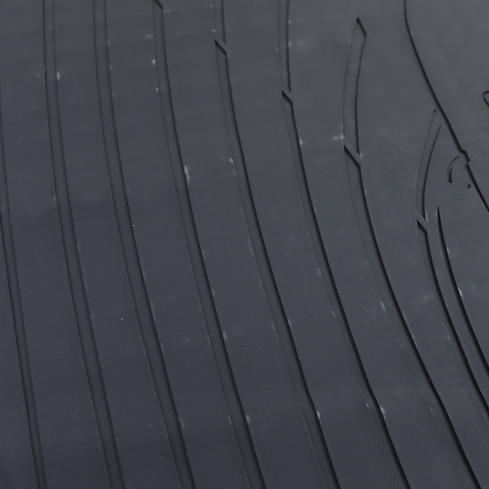 Rubberen vloermatten geschikt voor Porsche Cayenne 10-19 - Premium kwaliteit - Zwart