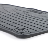 Rubberen vloermatten geschikt voor Porsche Cayenne 10-19 - Premium kwaliteit - Zwart