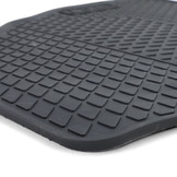 Rubberen vloermatten geschikt voor VW T-Cross vanaf 2018 - zwart - 4 stuks