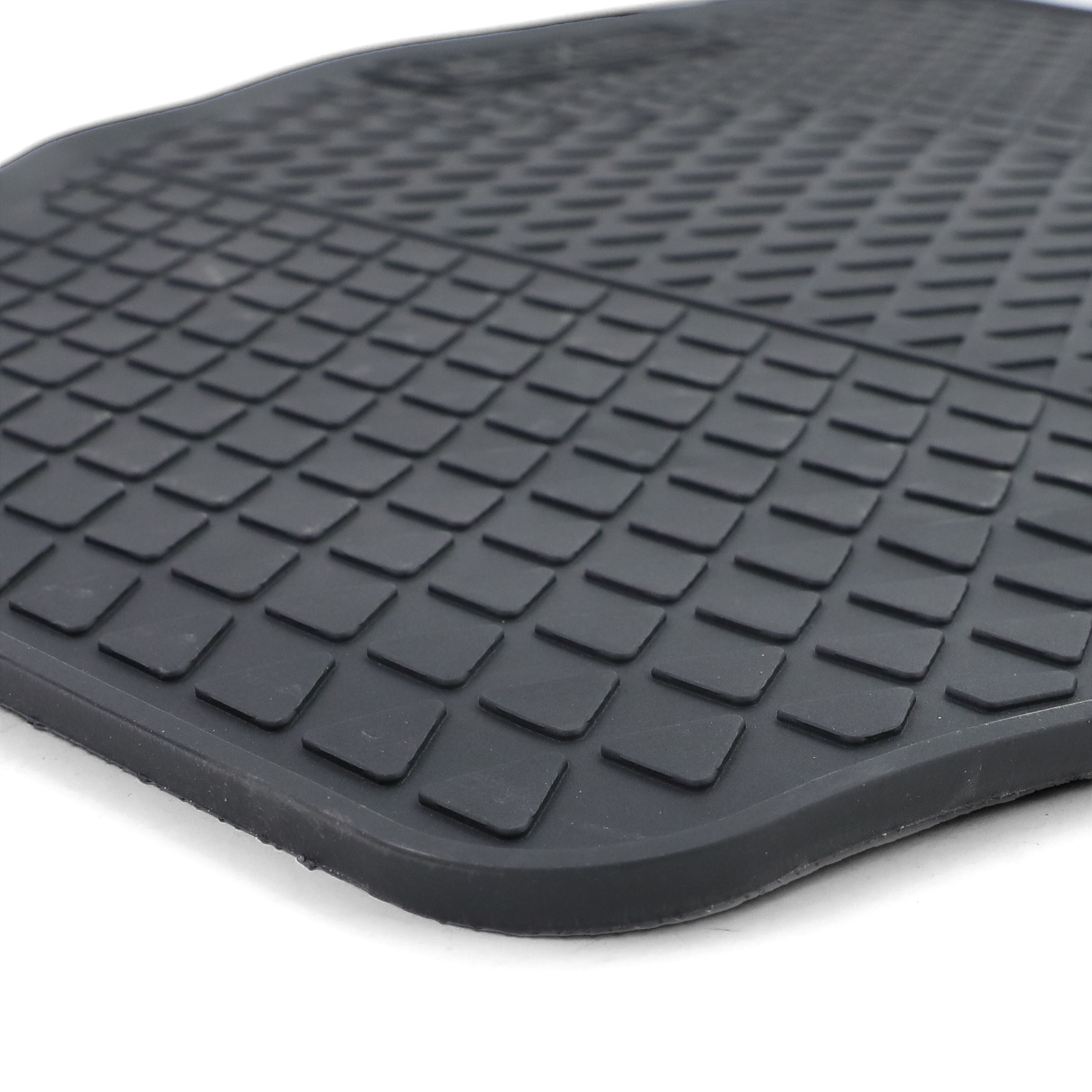 Rubberen vloermatten geschikt voor VW T-Cross vanaf 2018 - zwart - 4 stuks