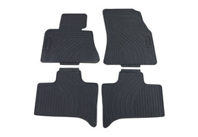 Rubberen vloermatten - geschikt voor BMW X5 E53 0-07 - Premium kwaliteit - Zwart