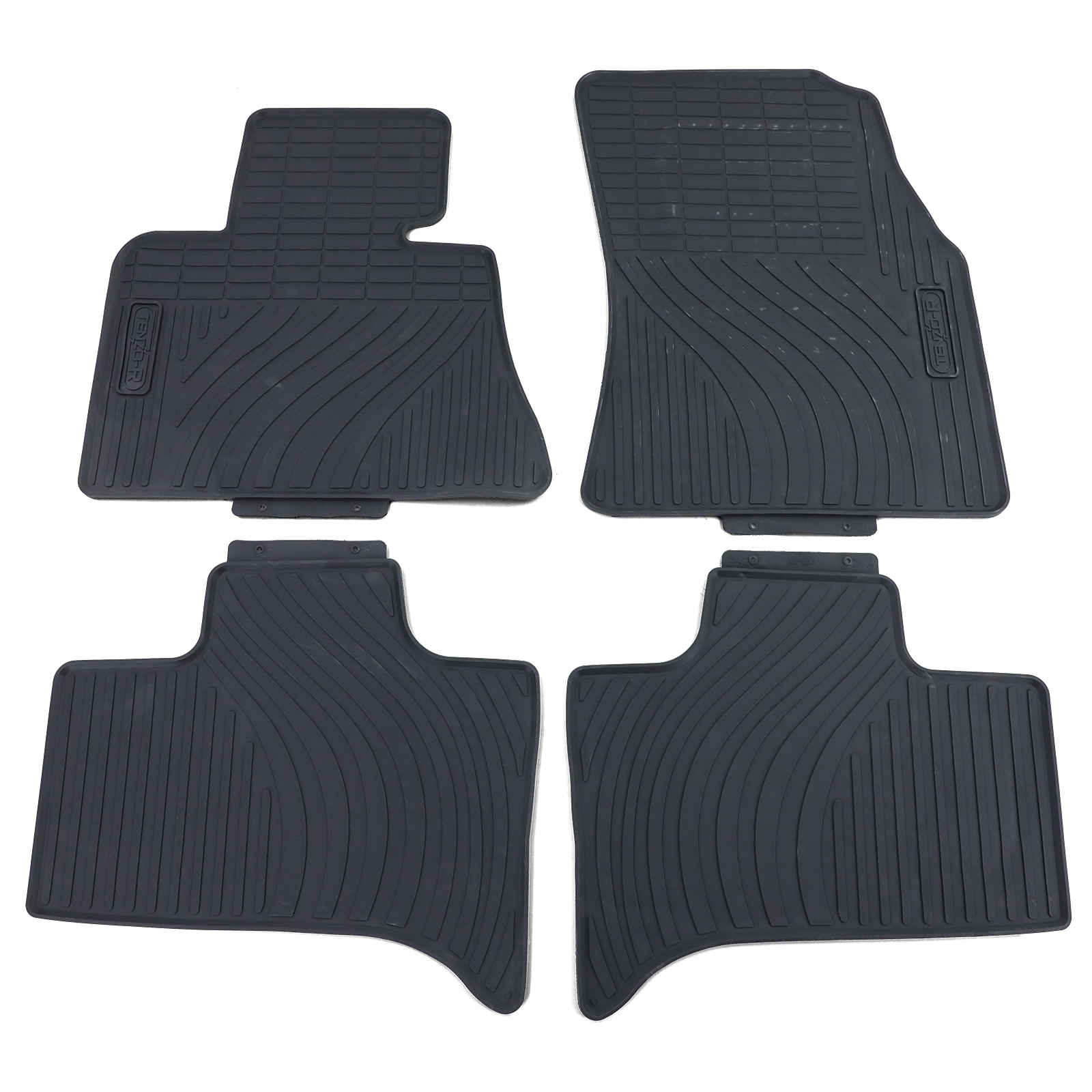 Rubberen vloermatten - BMW X5 E53 0-07 - Premium kwaliteit - Zwart