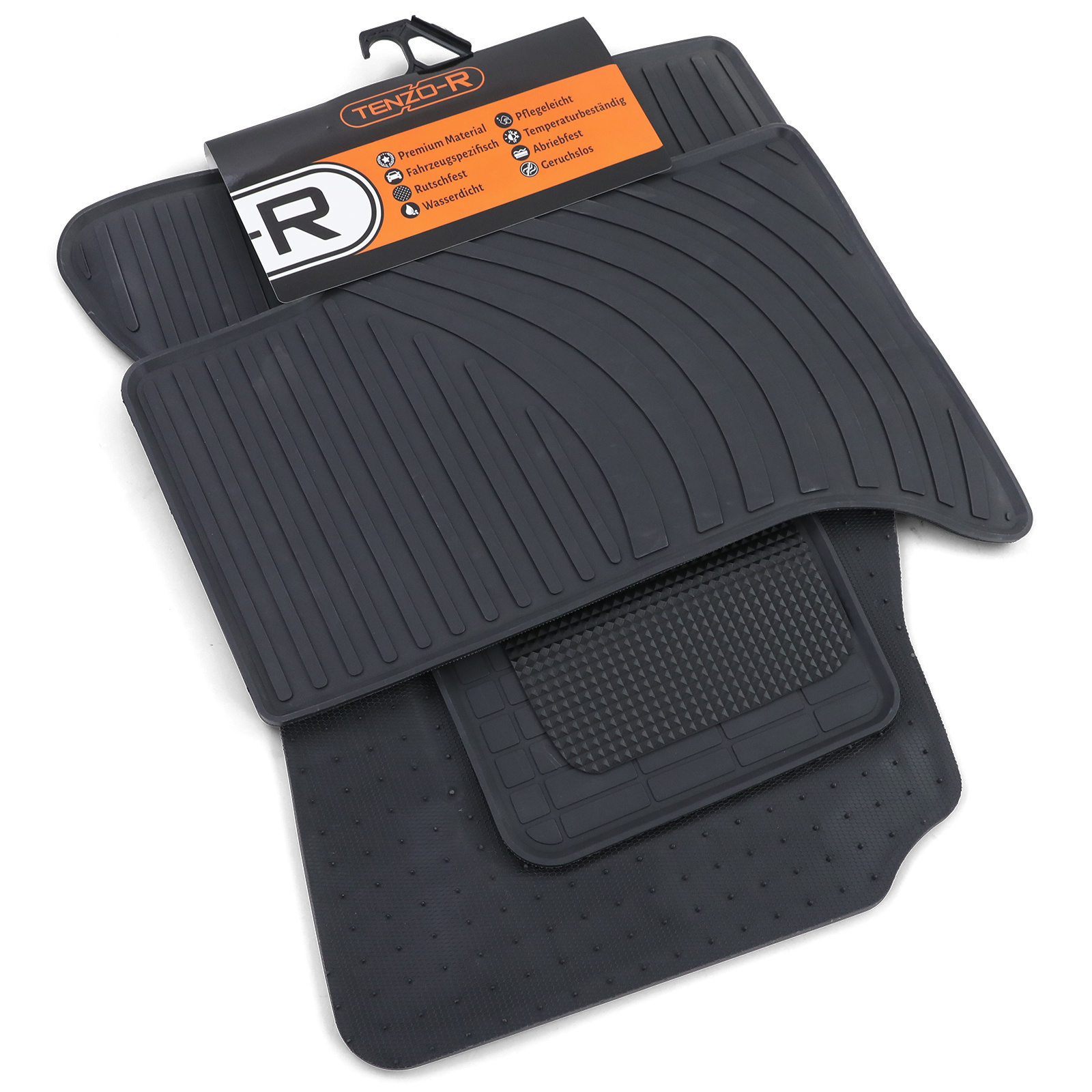 Rubberen vloermatten - geschikt voor BMW X5 E53 0-07 - Premium kwaliteit - Zwart