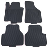 Rubberen vloermatten geschikt voor VW Passat CC 357 08-12 - Premium kwaliteit - Zwart