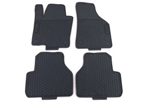 Rubberen vloermatten geschikt voor VW Passat CC 357 08-12 - Premium kwaliteit - Zwart