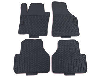 Rubberen vloermatten - VW Passat CC 357 08-12 - Premium kwaliteit - Zwart