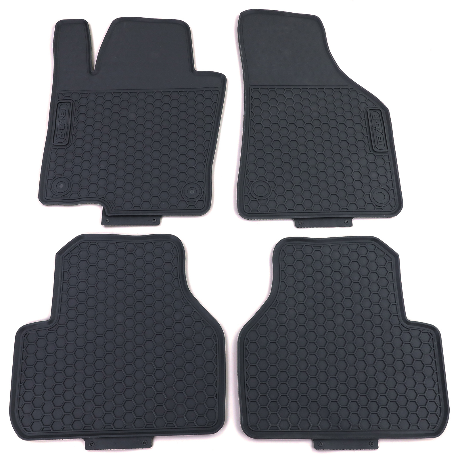 Rubberen vloermatten - VW Passat CC 357 08-12 - Premium kwaliteit - Zwart