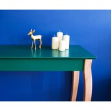 Bijzettafel Lillo | Petrolblauw | 105x35x74 cm | Beukenhout en MDF