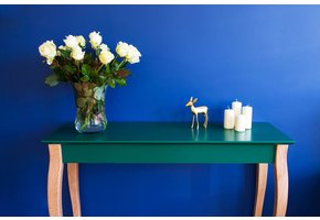 Bijzettafel Lillo, roze 105x35x74 cm, FSC gecertificeerd