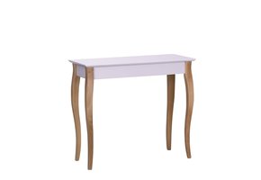 Bijzettafel Lillo - roze, 85x35 cm, beukenhouten poten