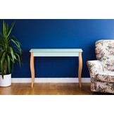 Bijzettafel Lillo - roze, 85x35 cm, beukenhouten poten