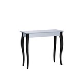 Bijzettafel Lillo - Lichtgrijs beukenhout MDF tafelblad - 85x35x74cm