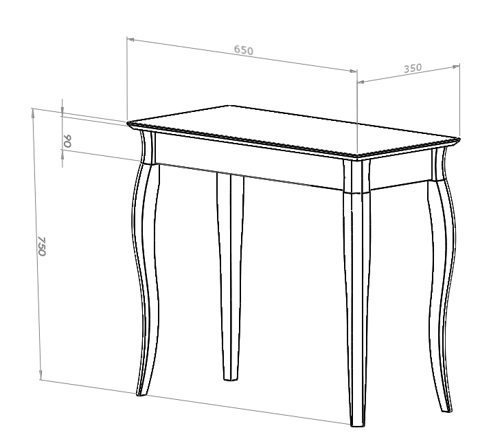 Bijzettafel Lillo in Natuurlijk Beukenhout & Roze | 65x35x74cm | FSC® Gecertificeerd