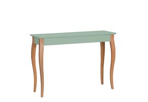 Bijzettafel Lillo in Saliegroen met Beukenhouten Poten - 105x35x74 cm, FSC-gecertificeerd