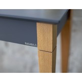 Antiek roze wandtafel Mimo | Beukenhouten poten | 105cm x 35cm | FSC gecertificeerd