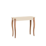 Bijzettafel Lillo | Natuurlijk Beukenhout Poten | Krijtwit | 85x35x74cm | FSC Gecertificeerd