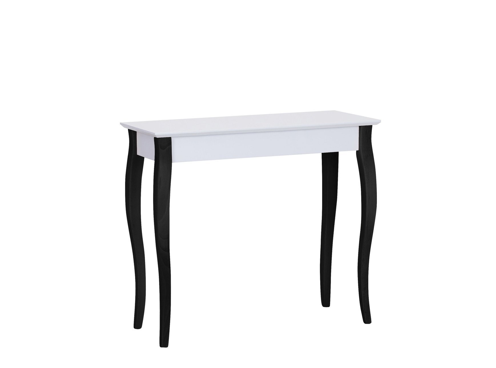 Bijzettafel Lillo - Wit gelamineerd MDF - Beukenhout - FSC-certificering