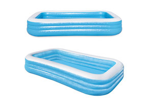 Opblaas zwembad - Bestway - 305x183x56 cm - blauw wit