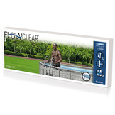 Zwembad trap - Bestway - 107 cm - 3 treden - metaal - wit