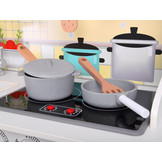 Speelgoed keuken - hout - met accessoires - 91x29x99 cm - wit