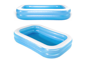 Opblaas zwembad - Bestway - 262x175x51 cm - blauw wit