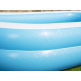 Opblaas zwembad - Bestway - 262x175x51 cm - blauw wit