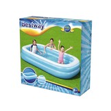 Opblaas zwembad - Bestway - 262x175x51 cm - blauw wit