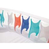 Bestway opblaas zwembad - ovaal - 229x152x51cm - rood wit blauw